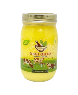 Desi Ghee (Clarified Butter) 16oz (1 Pint)
