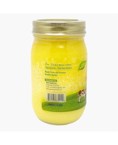 Desi Ghee (Clarified Butter) 16oz (1 Pint)