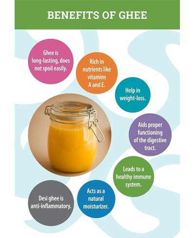 Desi Ghee (Clarified Butter) 16oz (1 Pint)