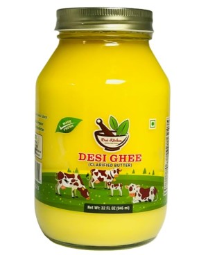 Desi Ghee (Clarified Butter) 32 FL OZ (946 ml)
