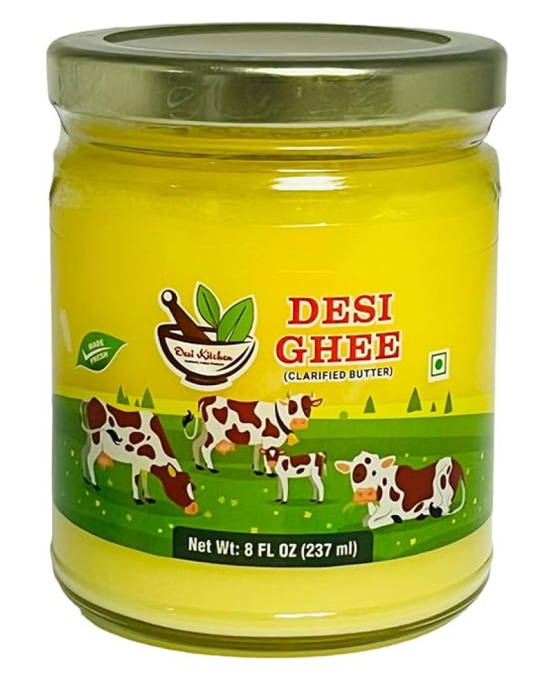 Desi Ghee (Clarified Butter) 8 FL OZ (237ml)