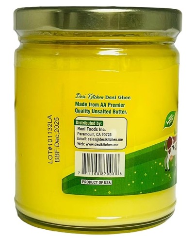 Desi Ghee (Clarified Butter) 8 FL OZ (237ml)