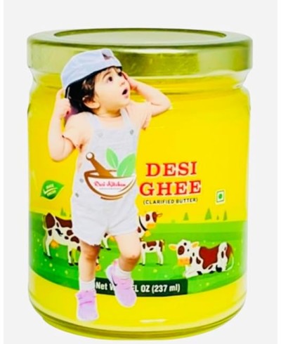 Desi Ghee (Clarified Butter) 8 FL OZ (237ml)