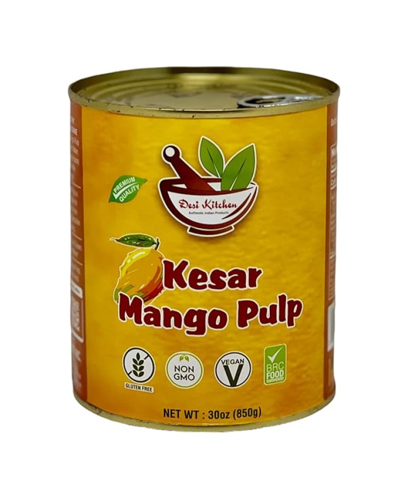 Mango Pulp (Kesar Mango Pulp) 30oz (850g)
