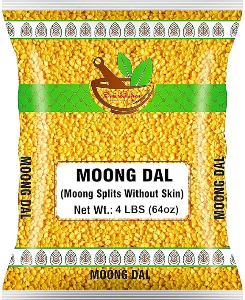 Moong Dal (Split) 4lbs (64oz)