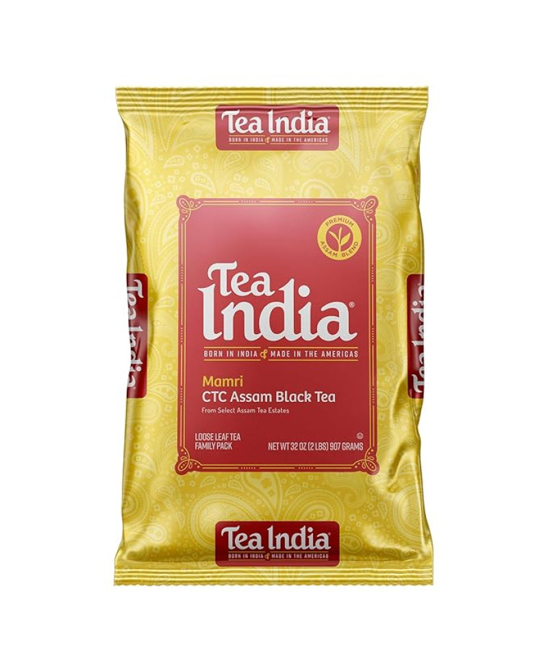 Tea India CTC Assam Loose Leaf Black Tea 32oz