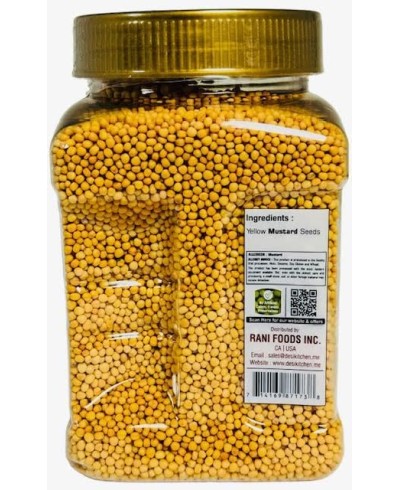 Yellow Mustard Seeds (Pili Sarson) 10oz (285g)