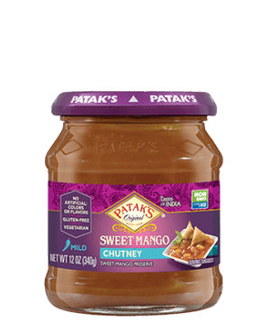 Patak's Sweet Mango Chutney 12oz Non GMO