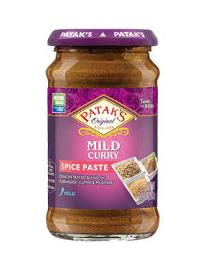 Patak's Mild Curry Spice Paste 10oz Non GMO