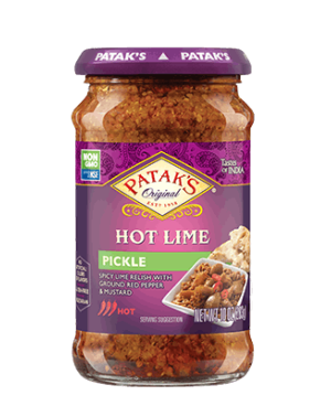 Patak's Hot Lime Pickle 10oz Non GMO