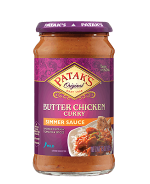 Patak's Butter Chicken Curry Simmer Sauce 15oz Non GMO