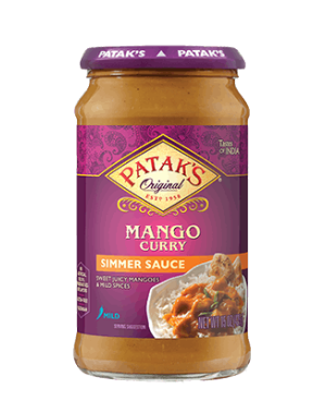 Patak's Mango Curry Simmer Sauce15oz Non GMO