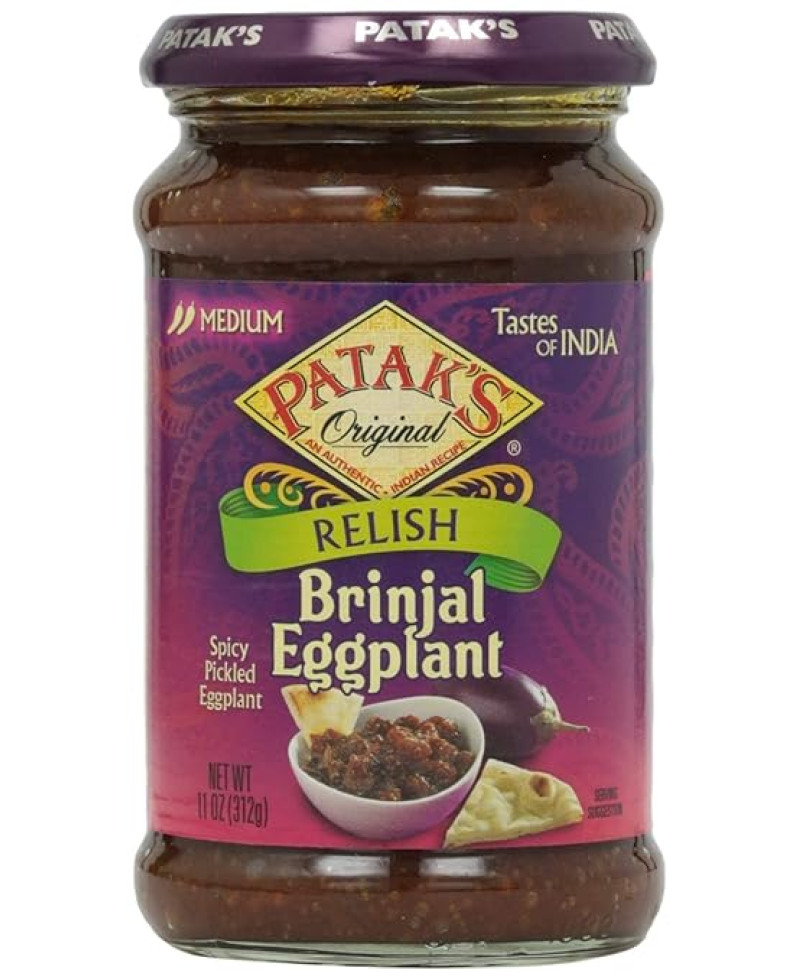Patak's Brinjal Egg Plant Relish 11oz