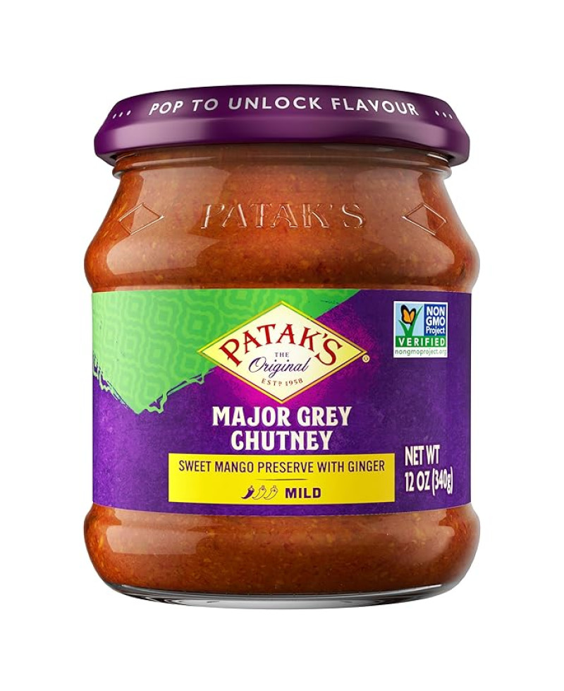 Patak's Major Grey chutney 12oz